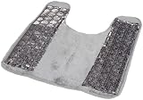 Popular Bath Sinatra Silver Contour Rug