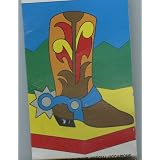Western Boot Decorative Flag by New Creative Enterprises Inc.