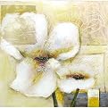 Dogwood to Dust Original Hand-Painted Oil on Canvas Wall Art - 32x32"