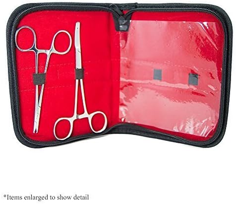Dermal Piercing Tool Kit - 2 Dermal Forceps with a High-quality Pouch Included by LionGothic