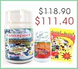 ASTHMA TREATMENT FOR CHILDREN (5-10 Age) whit Astexpect kids Natural Anti-inflammatory and expectorant. Childhood asthma, natural healing integral in 3 months and 8 treatments at 1, 4 products, does not affect the heart.
