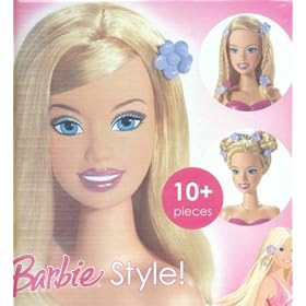 Barbie Style Blonde Styling Head 10+ Pieces by 