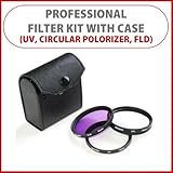 3 Piece Professional Filter Kit For The Canon EF 50mm f/1.4 USM Includes UV ....
