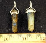 Labradorite Crystal DT Pendant(1-1/4