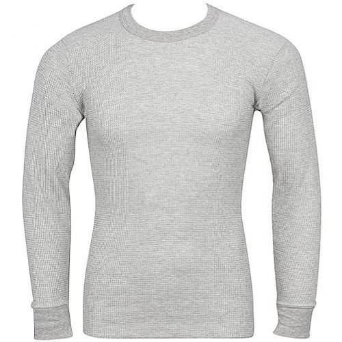 Indera - Big Mens Long Sleeve Thermal Top, Grey, 810LS (Size XXX-Large)