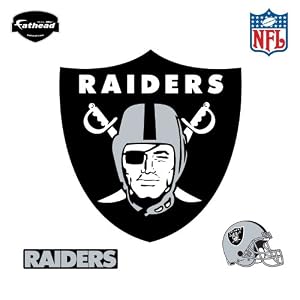 Fathead Oakland Raiders Logo Wall Decal