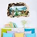 Winhappyhome 3D Lifelike Dinosaurs Wall Art Stickers for Kids Room Nursery Background Removable Decor Decals
