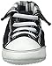 Luvable Friends Unisex Baby Crib Shoes, Black Hi Top, 6-12 Months