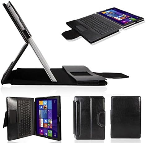 XCSOURCE Bluetooth Touchpad Keyboard Portfolio Case for Microsoft Surface Pro 3 12" - DETACHABLE Bluetooth Keyboard Stand Case / Cover for Microsoft Surface Pro 3 12 inch Win8 Tablet Black PC608