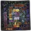 Mosaic Glass Tray, One of a Kind - "Collage" Theme, Approx. 6" X 6"
