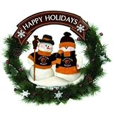 Cleveland Browns Team Snowman Wreath