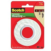 3M Heavy Duty Mounting Tape, 1-Inch by 50-Inch
