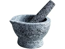 Mörser mit Stößel aus Granit