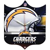 Review Old Glory  / San Diego Chargers - Helmet Plaque Clock NFL Pro Football