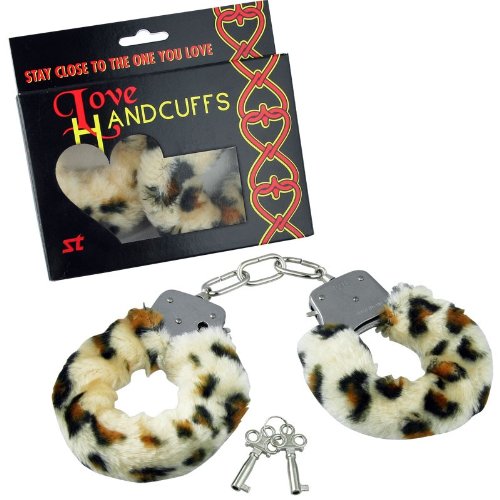 Produkt-Bild: Pl&uuml;schhandschellen im Leoparden-Design