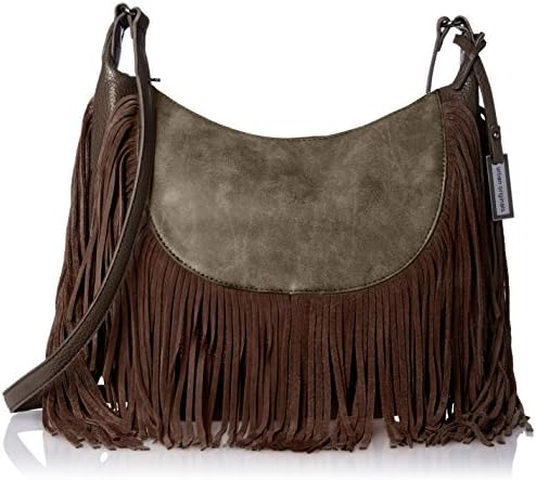 Urban Originals Fringed Goddess Cross Body Bag, Chocolate, One Size