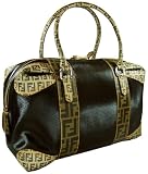 Fendi B.Mix Tobacco Sateen Duffel 8BL097-WD5-F0BYQ