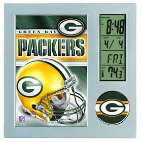 Click here to buy NFL Green Bay Packers Digital Desk Clock.