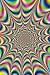 Fractal Illusion by Unknown. ART POSTER Canvas Rolled. 24.00 inches width by 36.00 inches height. Highest Quality Art Poster Print