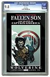  : Civil War Fallen Son: The Death of Captain America - Wolverine #1 Leinil Yu Cover CGC 9.8