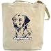 Canvas Tote Bag Beige  Labrador Retriever Graphic / Script  Dog
