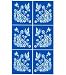Rub 'n Etch Glass Etching Stencil Butterfly/Floral