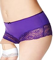 2 Pack Flatter-Me™ Light Control High Leg Brazilian Knickers