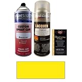 12.5 Oz. Light Yellow Spray Can Paint Kit for 2002 Volkswagen Beetle (LD1D A6) by PaintScratch Automotive Touch Up Paint