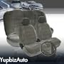 Universal Size Velour Car Seat Covers Set for Acura Integra and All Small, Mid Size Cars with Regular Bucket Seats