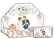 Wedding Bomboneiras - SPANISH - 12ea. Bomboneiras - Ribbons - Thank You Cards