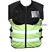 MOTORCYCLE GREEN REFLECTIVE VISIBILITY BASE VEST
