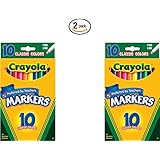 Crayola 10ct Classic Fine Line Markers (2 pack)