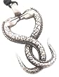 Kissing Love Dragon Serpents Pewter Pendant Necklace