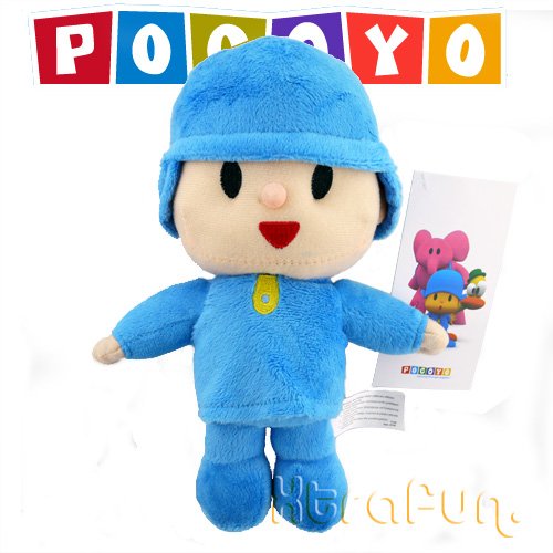 NWT 11 inch Pocoyo Figure Plush Doll Soft Toy -XTRAFUN ESSENTIALS