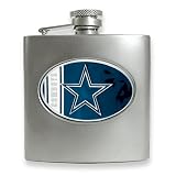 Review Quality Gold  / Dallas Cowboys Stainless Steel Hip Flask
