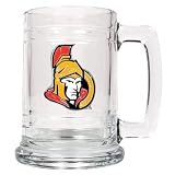 Ottawa Senators 15 oz. Glass Tankard