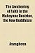 The Awakening of Faith in the Mahayana Doctrine, the New Buddhism
