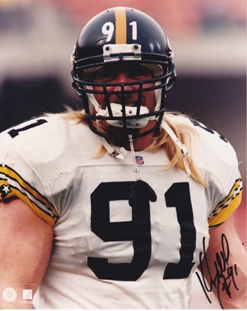 Kevin Greene Autographed Pittsburgh Steelers 8x10 Photo