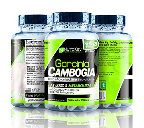 NutraKey Garcinia Cambogia 60 Percent Capsules, 90 Count NutraKey Garcinia Cambogia 60 Percent Capsules, 90 Count
