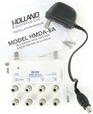 Multimedia CATV 8 Way Drop Amplifier w/ Active Return