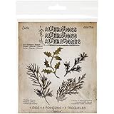 Sizzix Holiday Greens Thinlits Dies by Tim Holtz, 4-Pack