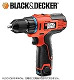 BLACK ＆ DECKER　10.8V ドリルドライバー　LXD10B ガーデニング･DIY・防殺虫 アイデアガーデ [並行輸入品]