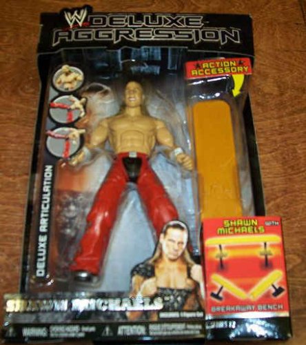 SHAWN MICHAELS WWE JAKKS DELUXE AGGRESSION 12 ACTION FIGURE 513jsFvDPVL SHAWN MICHAELS WWE JAKKS DELUXE AGGRESSION 12 ACTION FIGURE