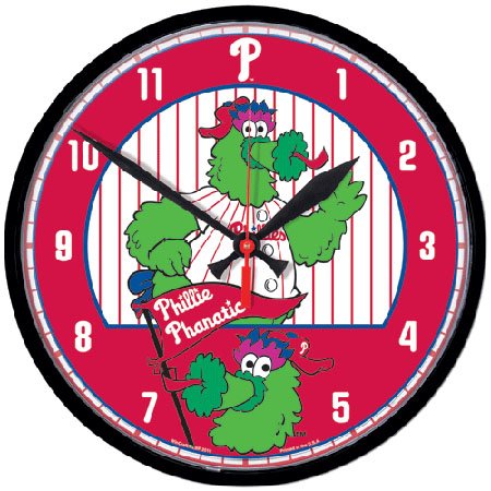 Philadelphia Phillies Wall Clock (Mascot)