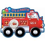 Fire Engine Fun Invitations 8ct