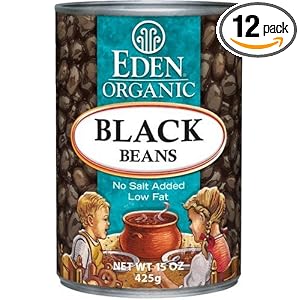 Eden Organic Black Beans, 15-Ounce Unit (Pack of 12)