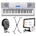 Casio CTK4000 Portable Keyboard Pack with Stand, AC Adapter, Headphones,  and Keyboard Starter Instructional Software
