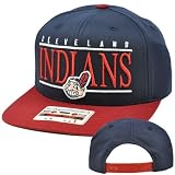 MLB American Needle Nineties Twill Cap Hat Snapback Flat Bill Cleveland Indians