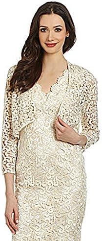 Marina Metallic Lace Bolero (Medium)