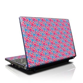 Skully Blue Design Protective Skin Decal Sticker for Samsung NC10 (10.2-Inch) Netbook Laptop Computer